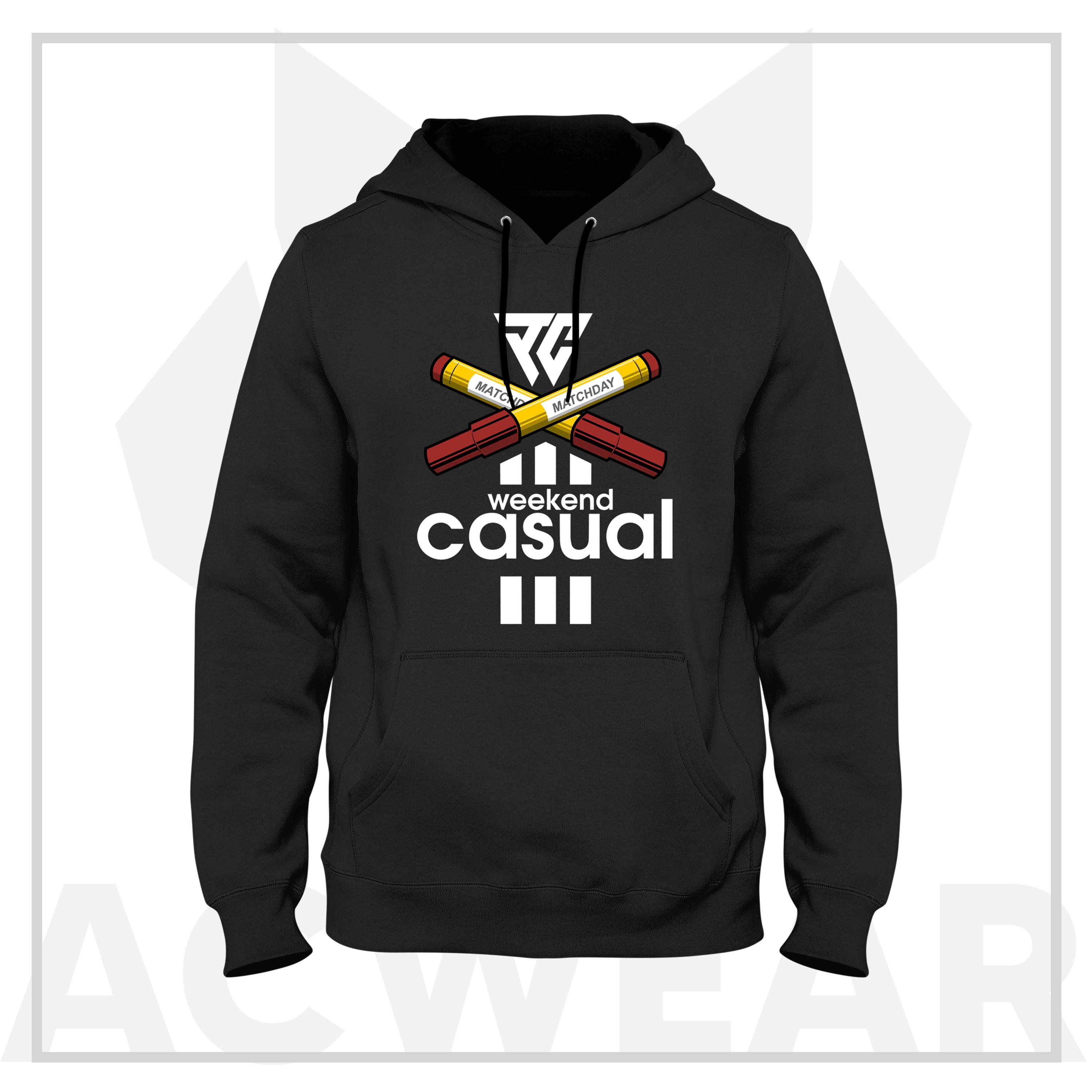 Weekend Casual Siyah Hoodie