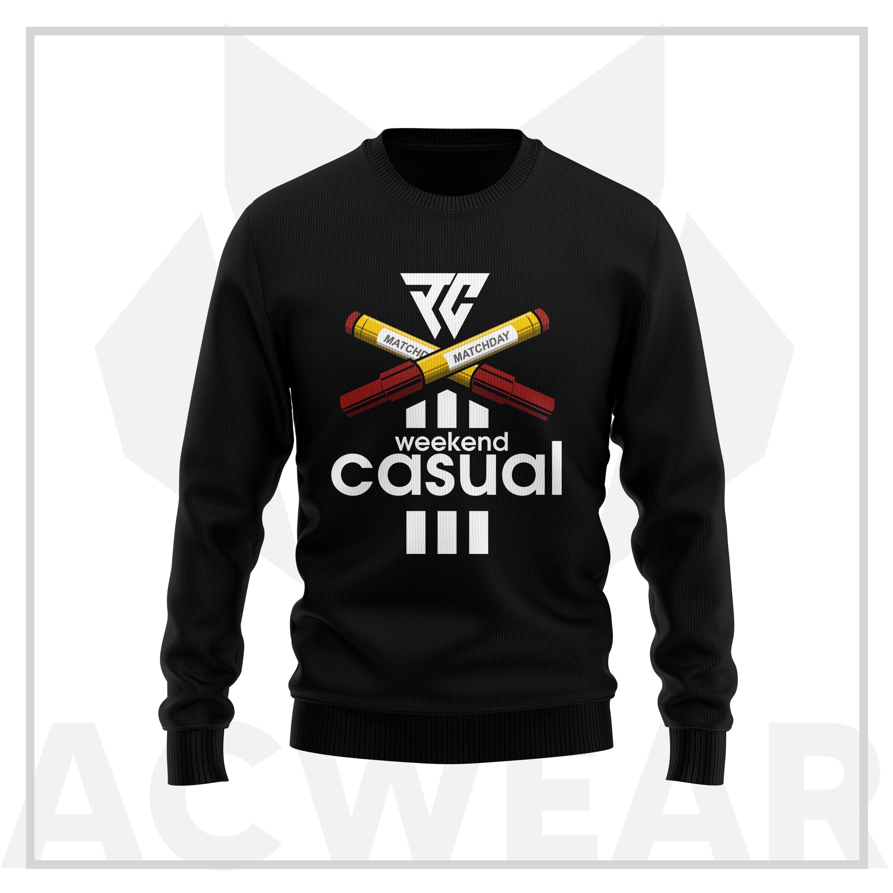 Weekend Casual Siyah Sweatshirt